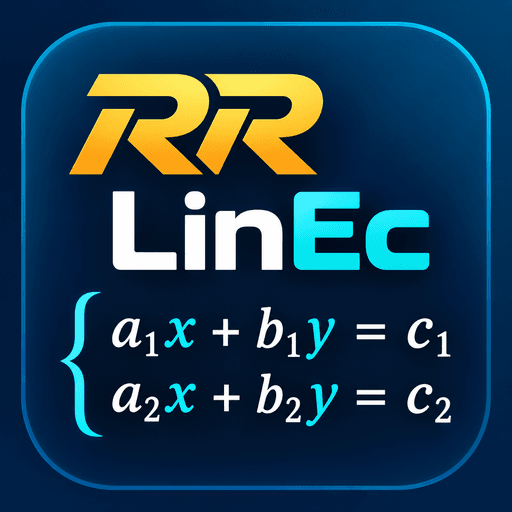 RR LinEc, icono de la aplicación con sistema lineal 2 por 2